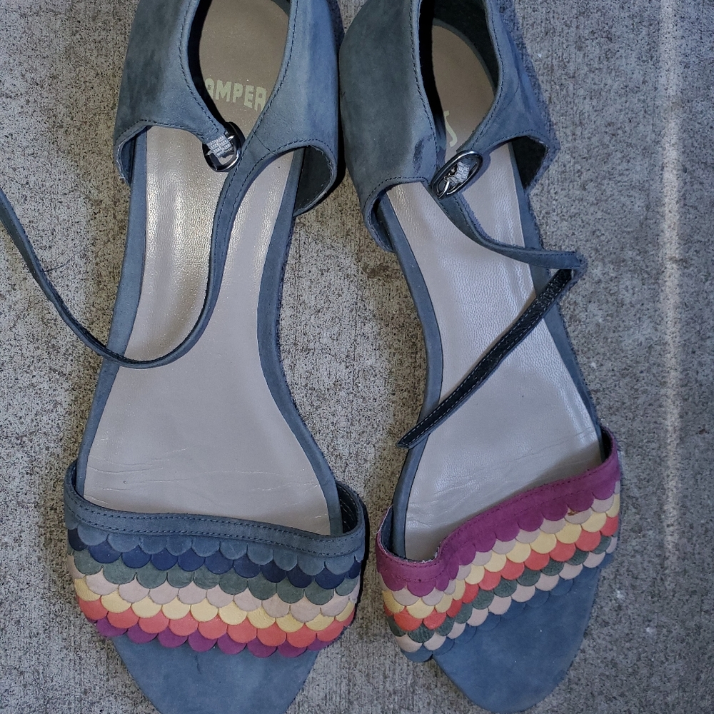 Camper brand suede flats